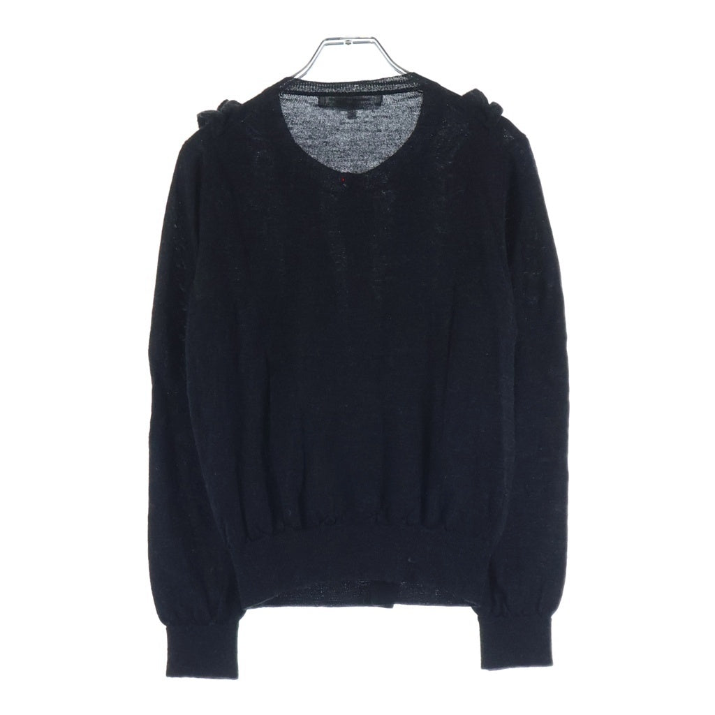 COMME des GARCONS COMME des GARCONS(コムデギャルソンコムデギャルソン) フリルデザイン W19N018 ハイゲージ カーディガン グレー レディース