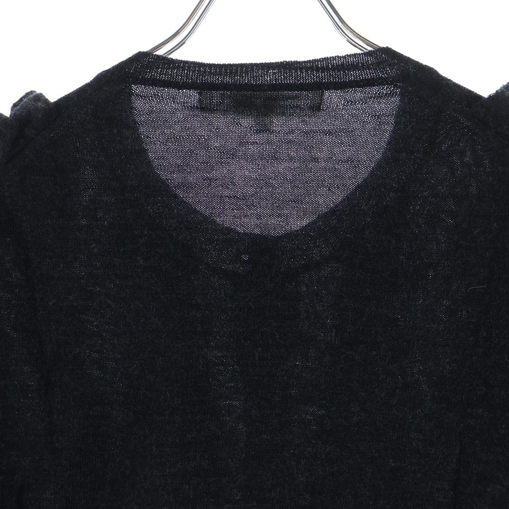 COMME des GARCONS COMME des GARCONS(コムデギャルソンコムデギャルソン) フリルデザイン W19N018 ハイゲージ カーディガン グレー レディース
