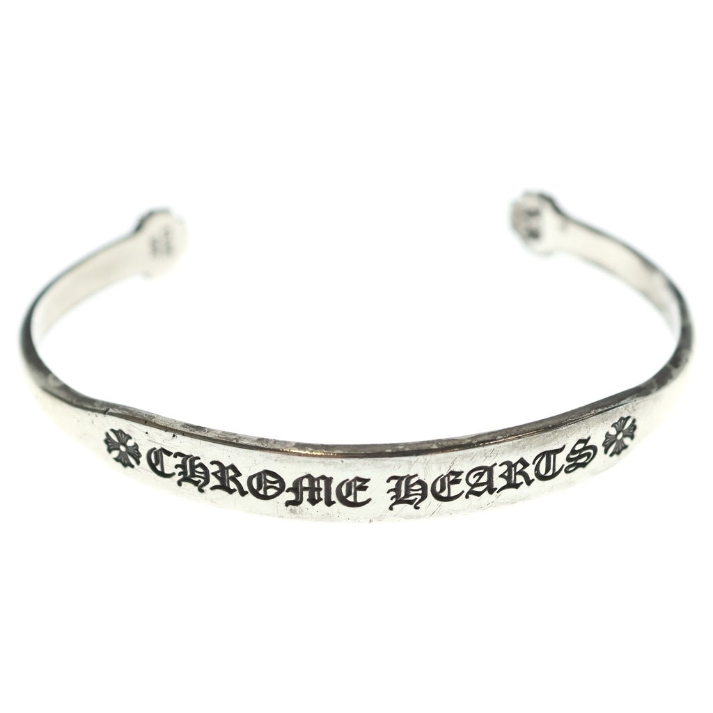 CHROME HEARTS(クロムハーツ) FLAT PLS CH フラットCHプラスバングル シルバー