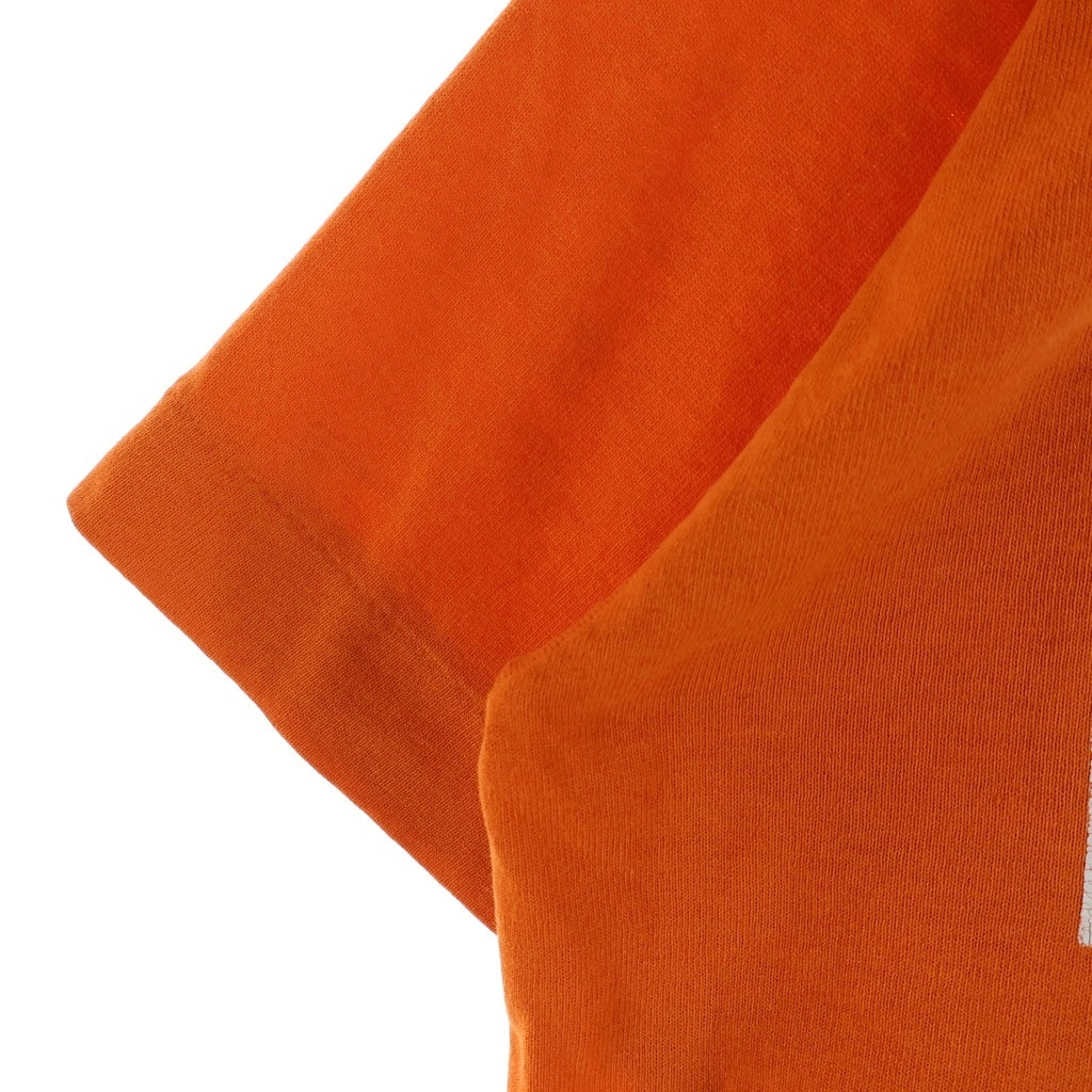 VINTAGE(ヴィンテージ) 90s Trainspotting Choose Your Life トレインスポッティング クルーネック半袖Tシャツ 裾袖シングル オレンジ