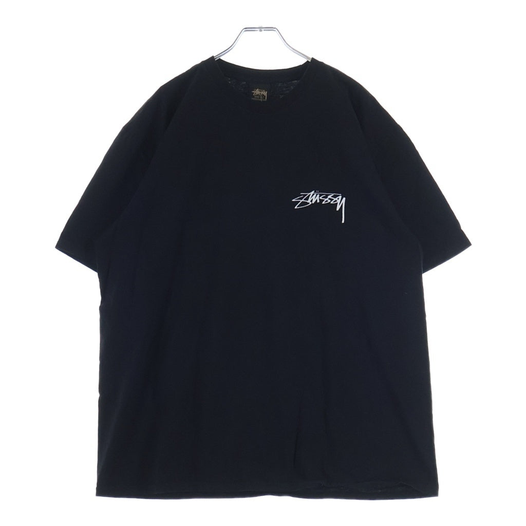 STUSSY(ステューシー) 23SS ×OUR LEGACY Dot Pigment Dyed Tee クルーネック半袖Tシャツ ブラック