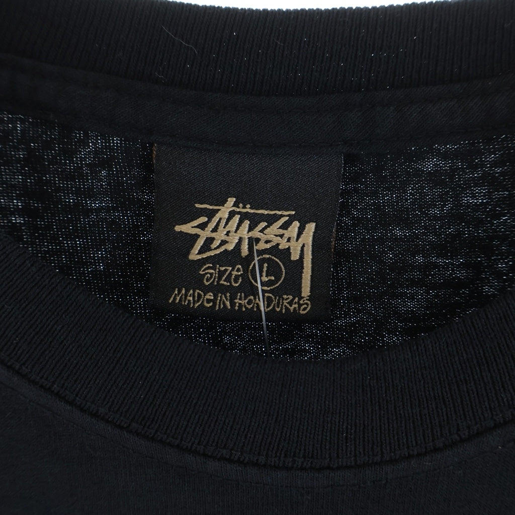 STUSSY(ステューシー) 23SS ×OUR LEGACY Dot Pigment Dyed Tee クルーネック半袖Tシャツ ブラック