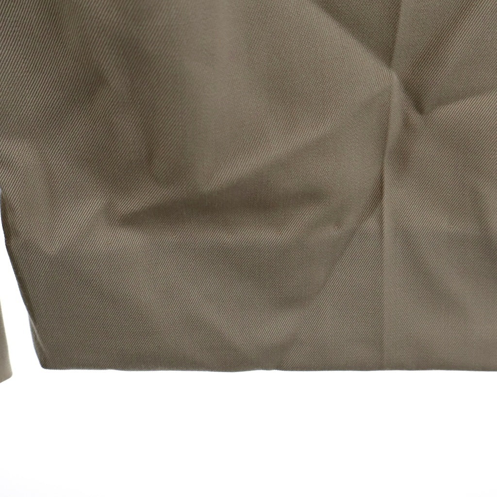 NO BRAND(ノーブランド) the World is your oyster TWO TUCK SLACKS ツータック スラックス ベージュ