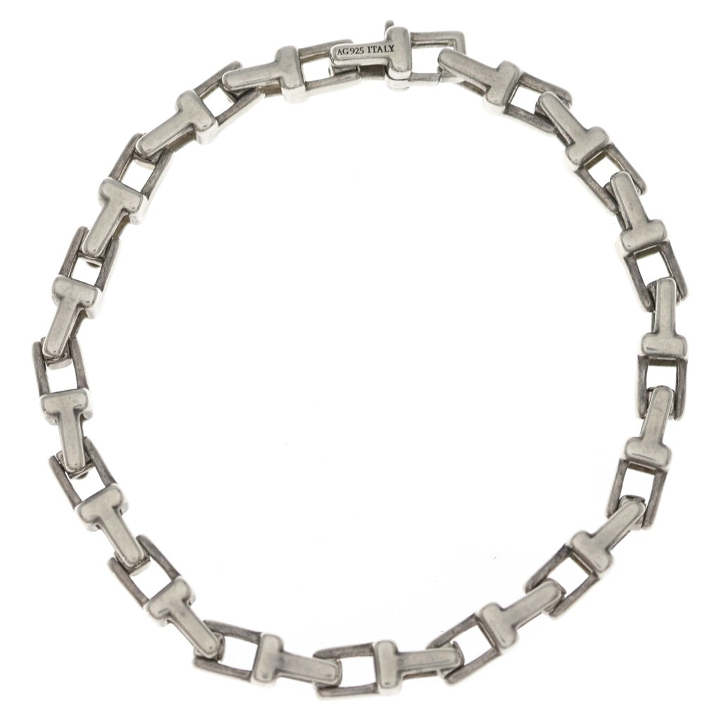 TIFFANY & Co.(ティファニー) T Narrow Chain Bracelet S T ナロー チェーン ブレスレット スモール レディース
