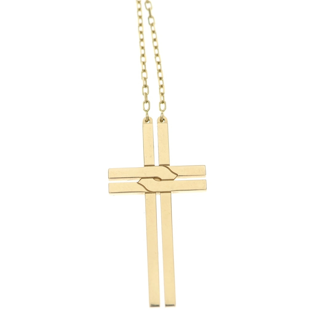 Cartier(カルティエ) K18YG クロスモチーフ ネックレス ゴールド レディース