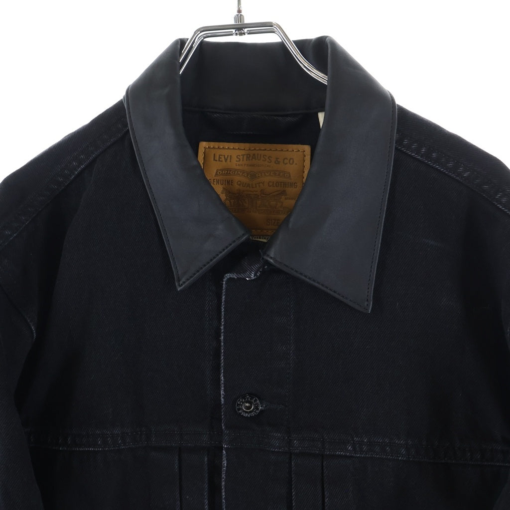 Levi's(リーバイス) ×EDIFICE 2nd Type 襟レザー PC9-007X7-0000 Gジャン