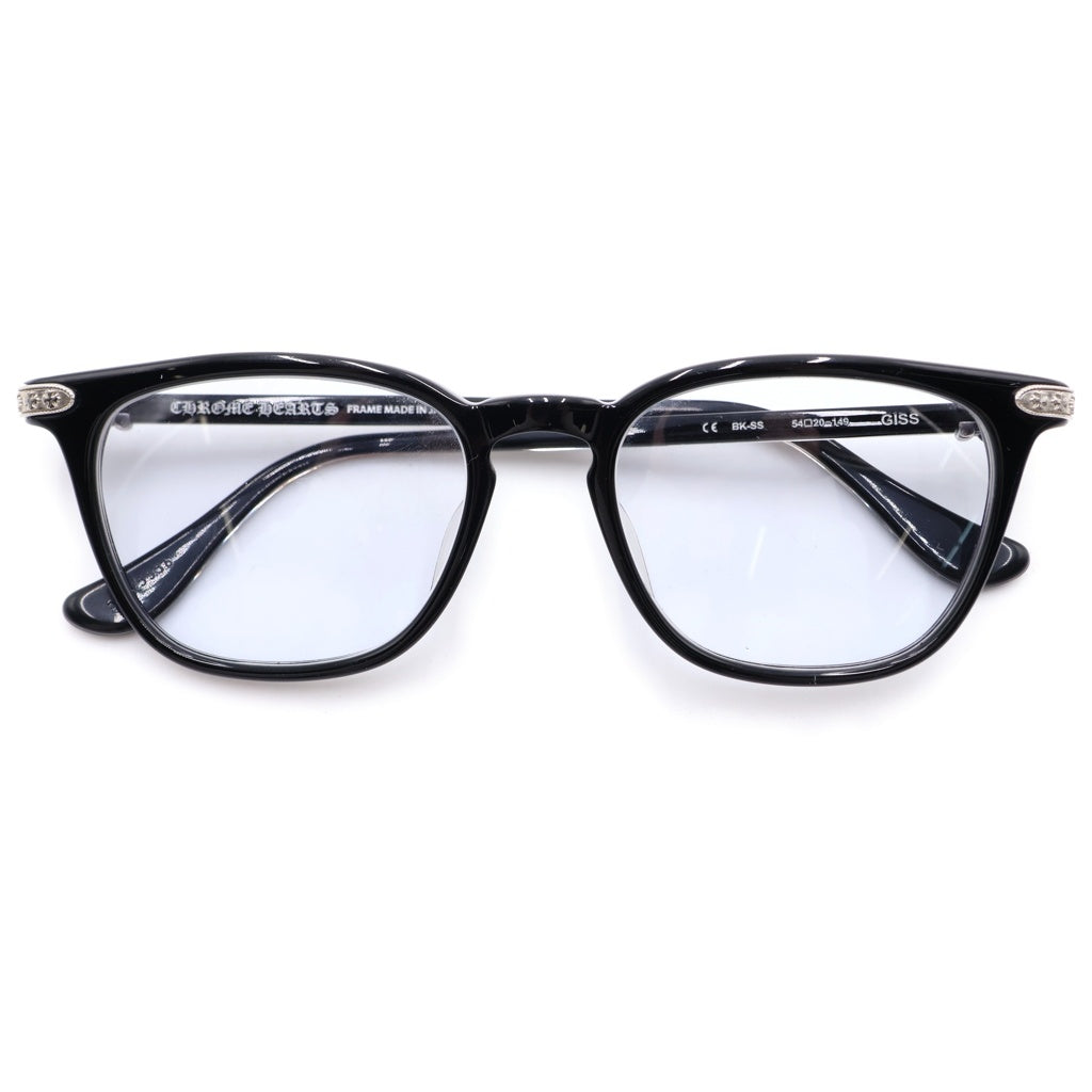 CHROME HEARTS(クロムハーツ) GISS ジス メガネ BK-SS CHクロス ウェリントン ブラック