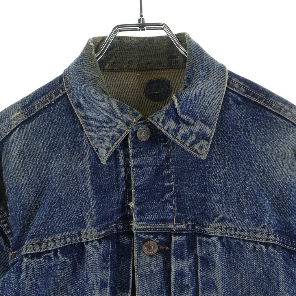 Levi's(リーバイス) 50s VINTAGE 507XX 革パッチ レインボーステッチ コの字ステッチ Gジャン インディゴ