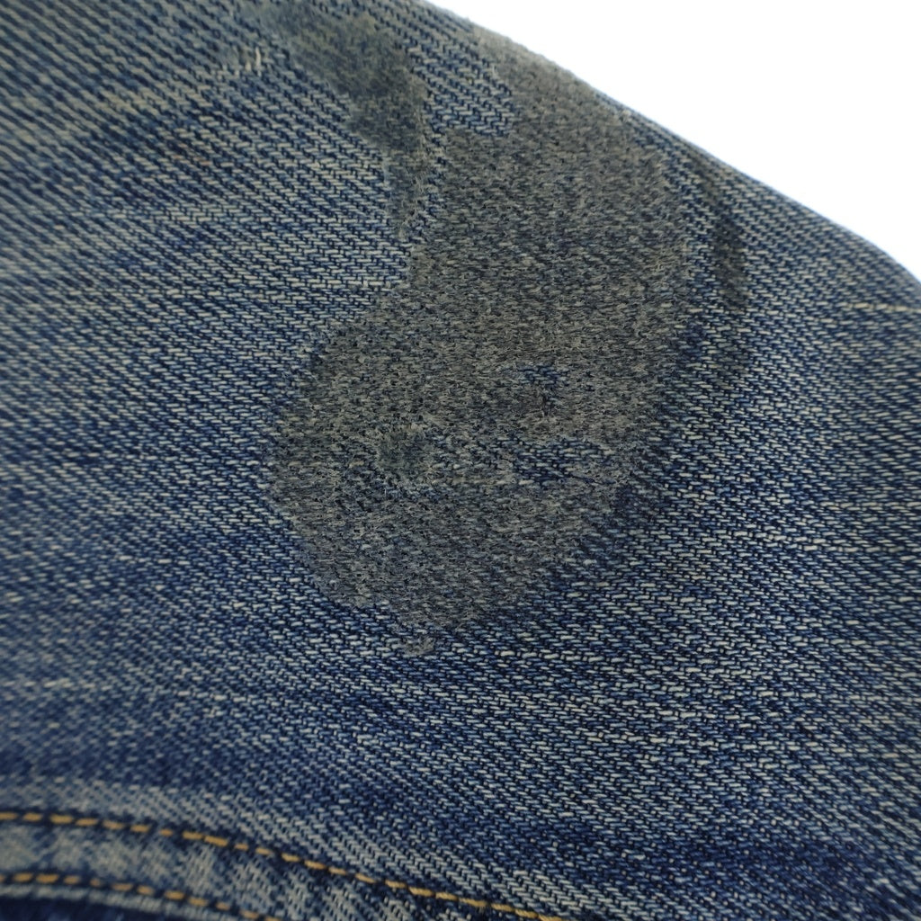 Levi's(リーバイス) 50s VINTAGE 507XX 革パッチ レインボーステッチ コの字ステッチ Gジャン インディゴ