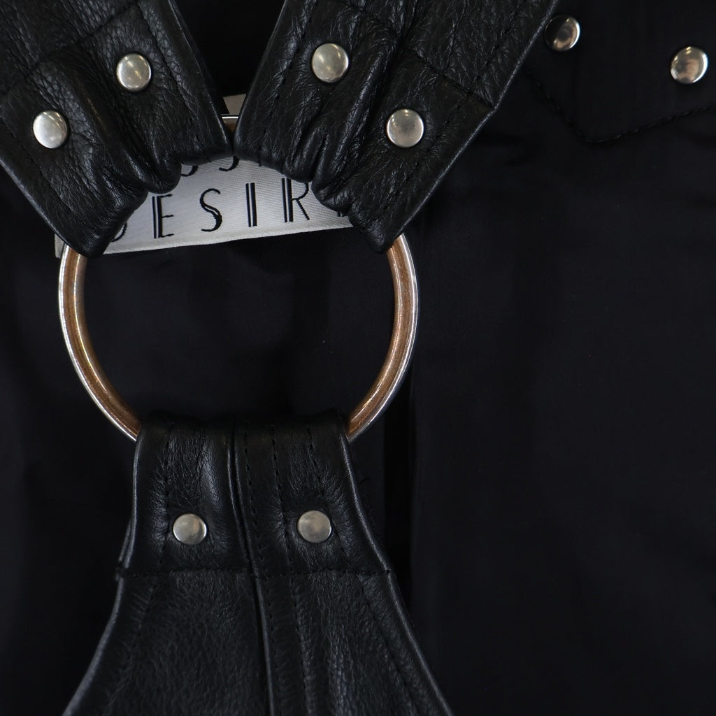 el conductorH(コンダクター) 22AW Bondage Leather Vest ボンテージ レザー ベスト PD22AJ06