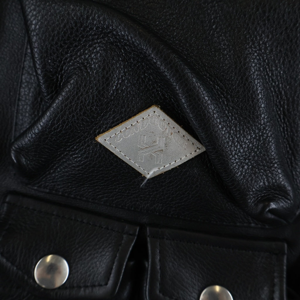 el conductorH(コンダクター) 22AW Bondage Leather Vest ボンテージ レザー ベスト PD22AJ06