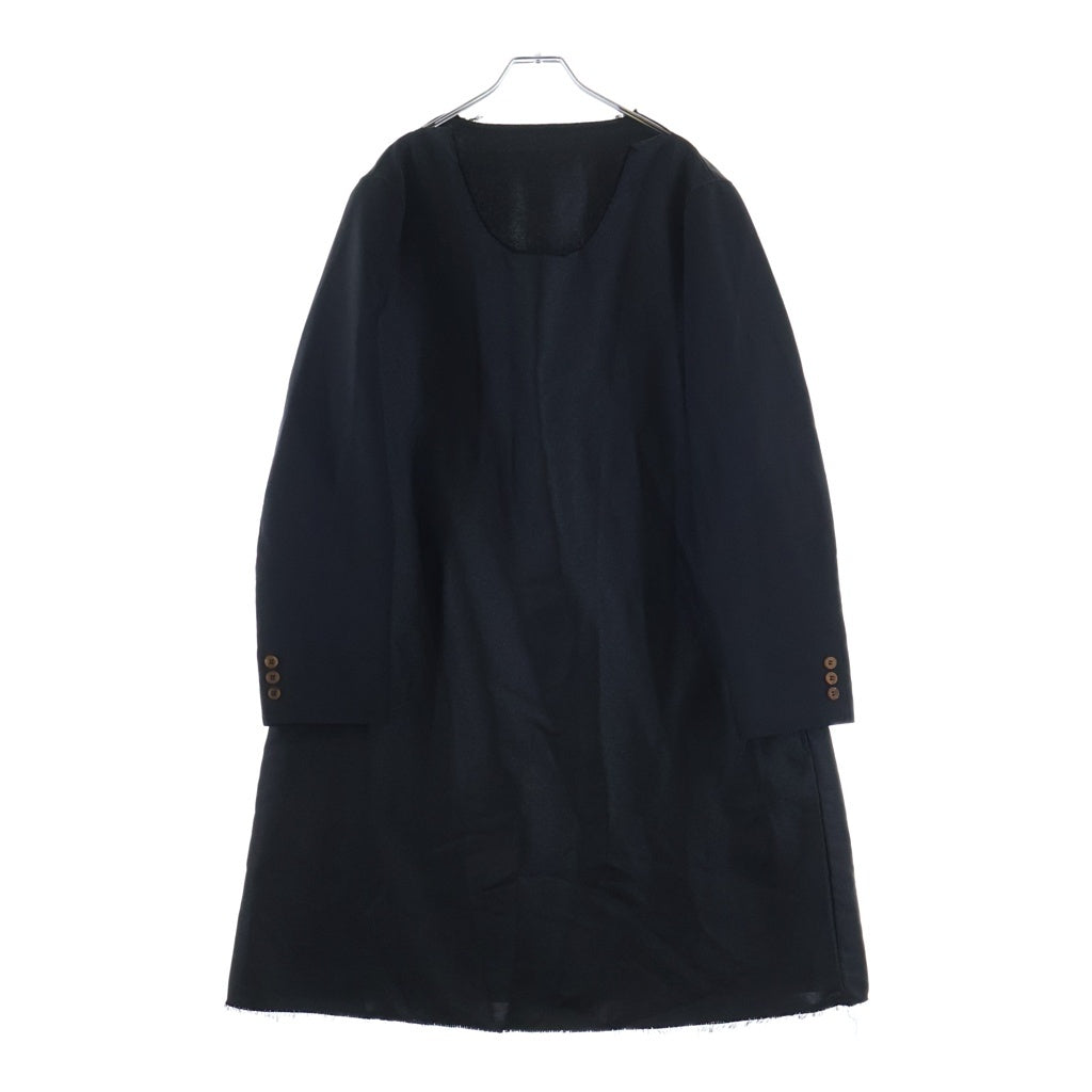 COMME des GARCONS HOMME PLUS(コムデギャルソンオムプリュス) 19AW カットオフ加工 断ち切り ギャバジン PD-J067 ワンピース ブラック