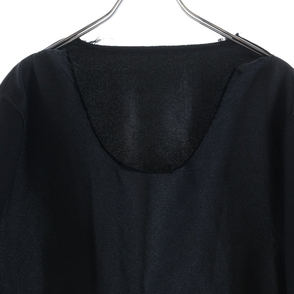 COMME des GARCONS HOMME PLUS(コムデギャルソンオムプリュス) 19AW カットオフ加工 断ち切り ギャバジン PD-J067 ワンピース ブラック