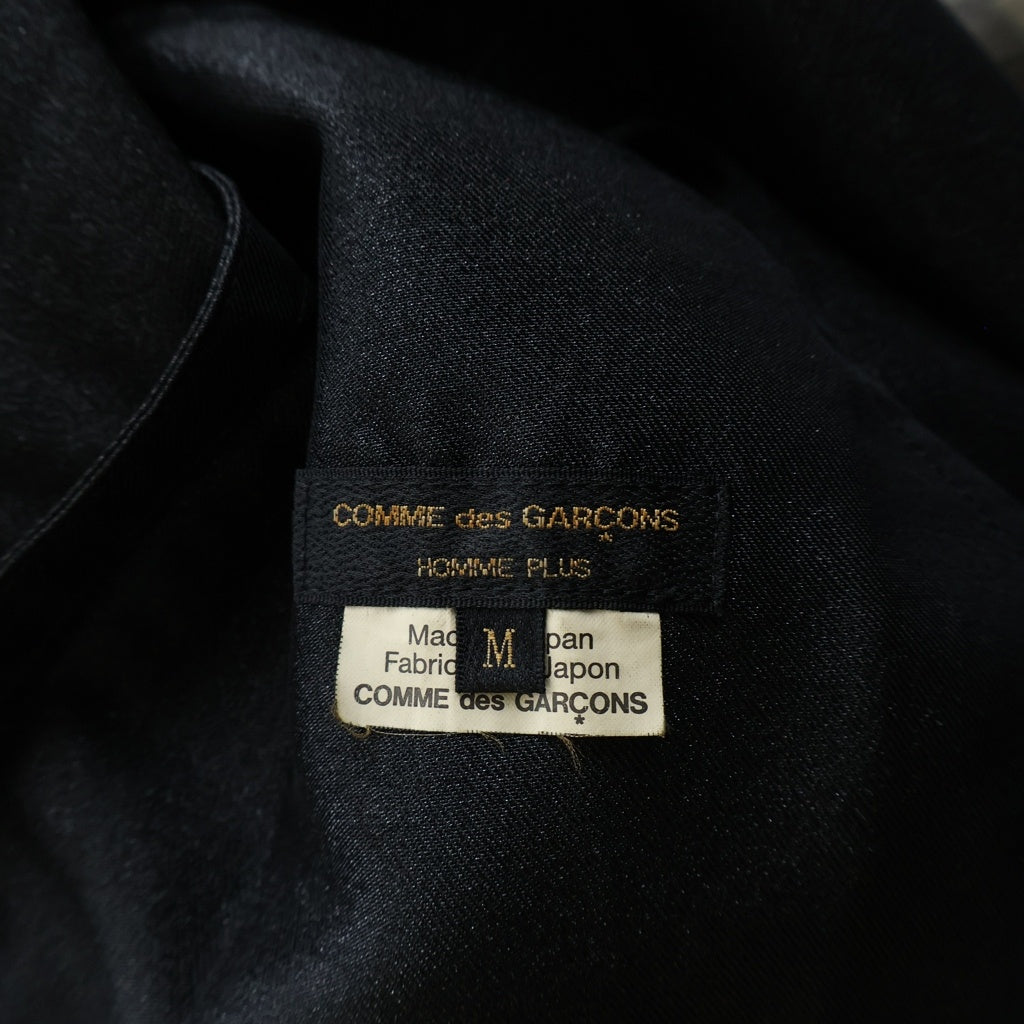 COMME des GARCONS HOMME PLUS(コムデギャルソンオムプリュス) 19AW カットオフ加工 断ち切り ギャバジン PD-J067 ワンピース ブラック
