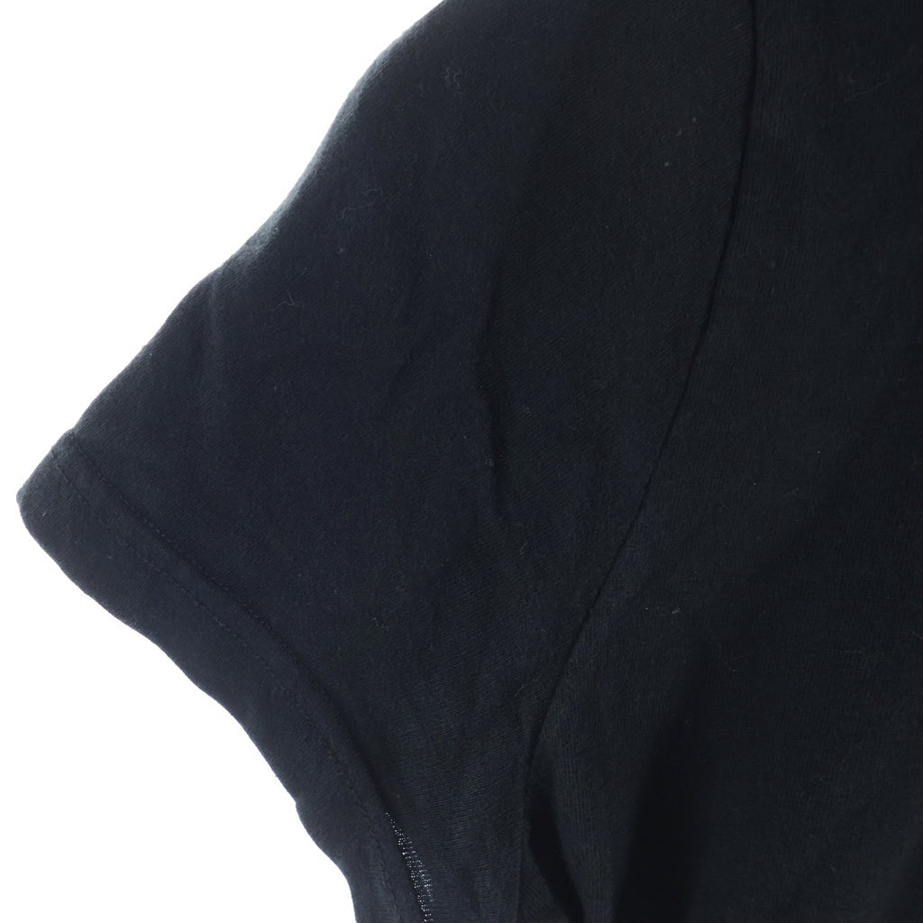 GUCCI(グッチ) ゴールドラメプリント 205314.X3335 カレッジ 半袖Tシャツ ブラック レディース