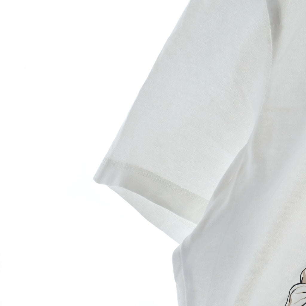 HERMES(エルメス) カルトゥッシュ グラン マネージュ プリントクルーネック半袖Tシャツカットソー 6E4646DA レディース