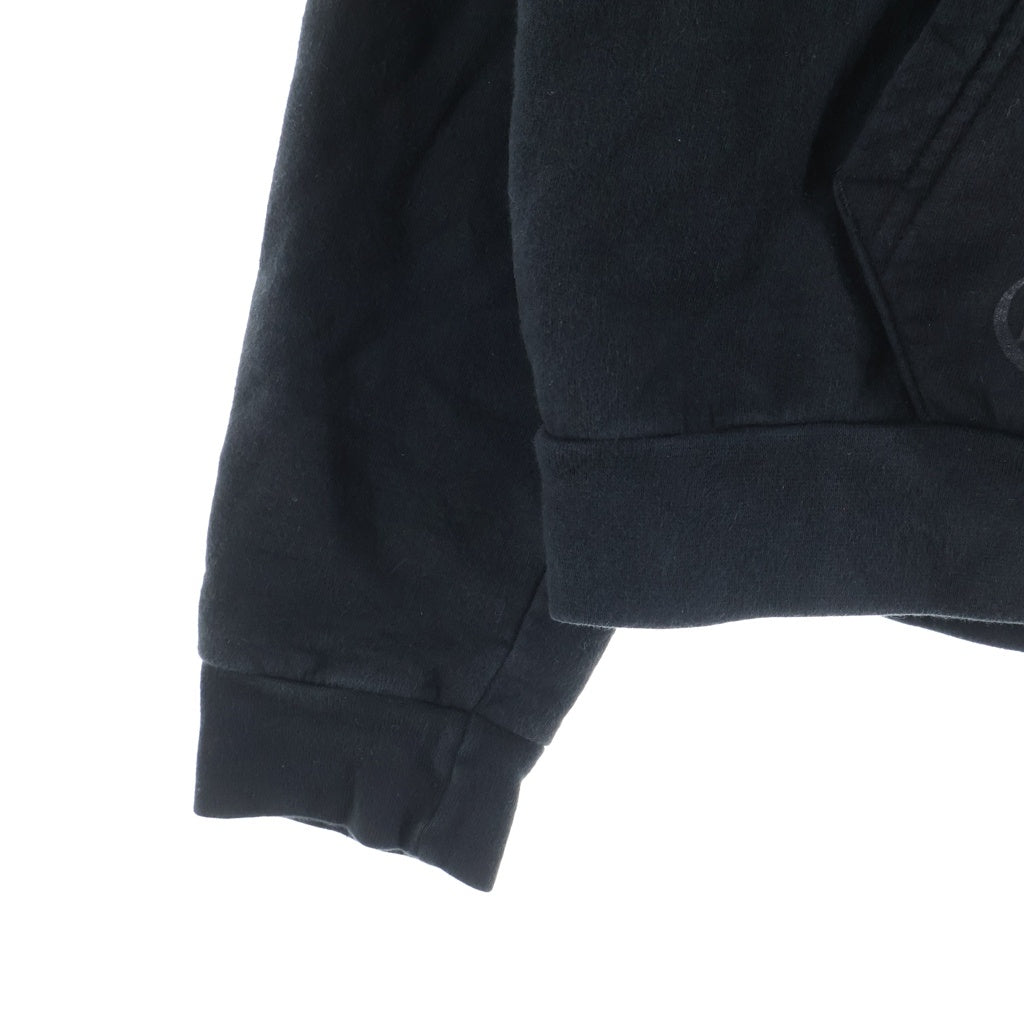 CHROME HEARTS(クロムハーツ) SWTSHRT HOODIE メリカンフラッグ 星条旗 ホースシュープリント プルオーバーパーカー ブラック