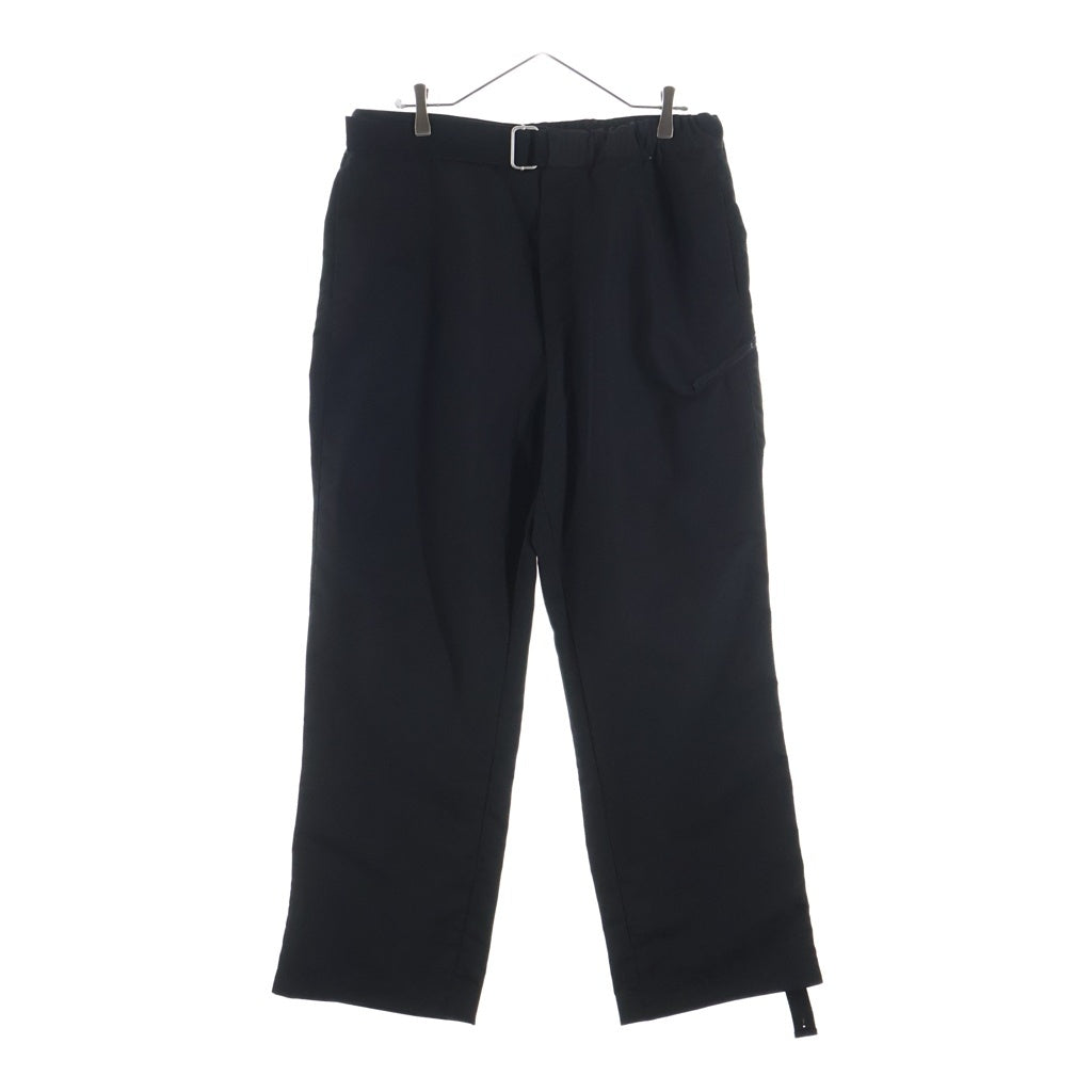 OAMC(オーエーエムシー) Peacemaker Regs Pant ナイロンギャバジン PCM3OP01A-PL003-99 ベルテッドパンツ ブラック
