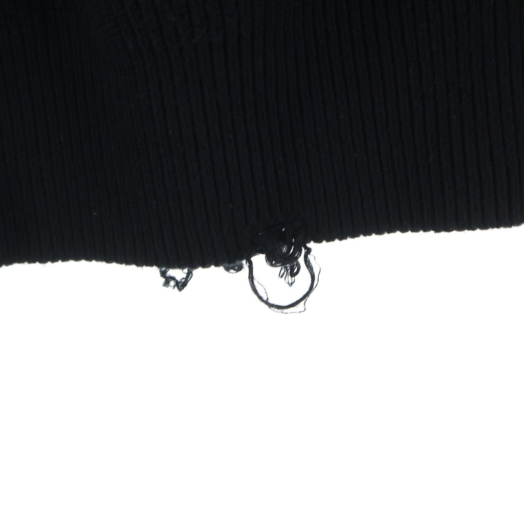 UNDERCOVER(アンダーカバー) 25SS ニット切替 ナイロンタフタ UC1E4207-2 ボンバージャケット ブラック