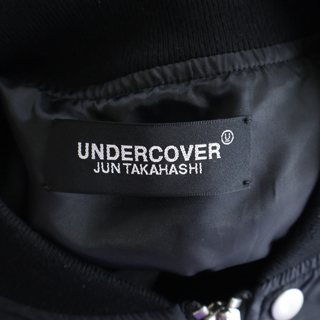 UNDERCOVER(アンダーカバー) 25SS ニット切替 ナイロンタフタ UC1E4207