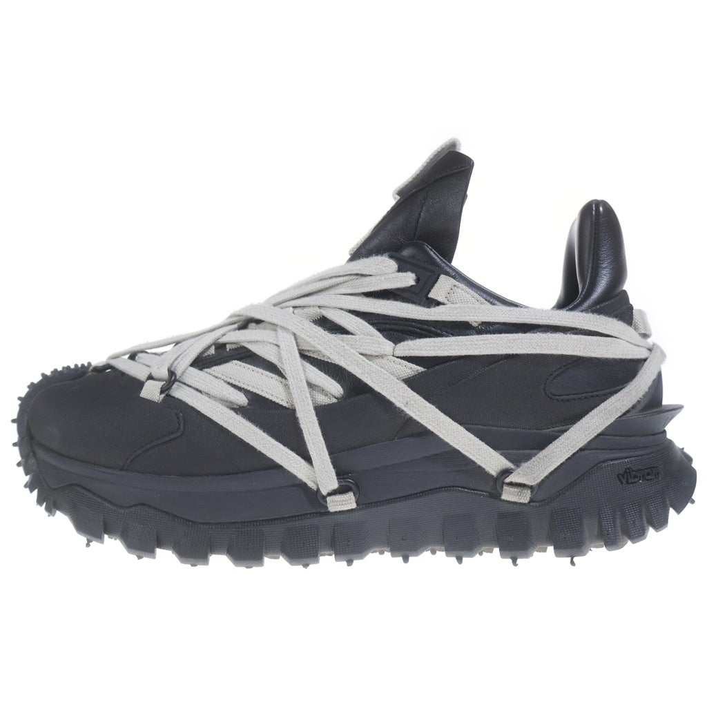 Rick Owens(リックオウエンス) ×MONCLER TRAILGRIP MEGALACE DUST MU01F4M10M4321 ローカットスニーカー ブラック