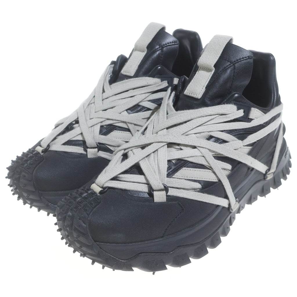 Rick Owens(リックオウエンス) ×MONCLER TRAILGRIP MEGALACE DUST MU01F4M10M4321 ローカットスニーカー ブラック