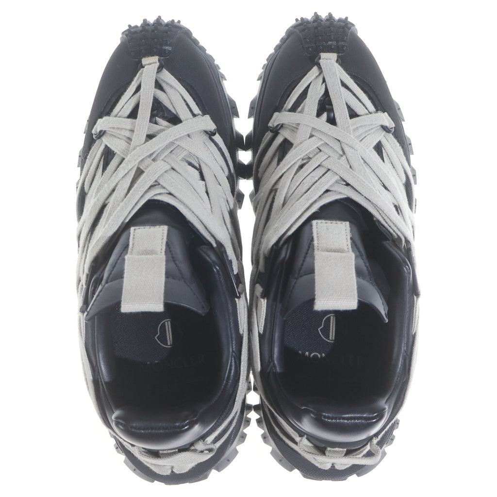 Rick Owens(リックオウエンス) ×MONCLER TRAILGRIP MEGALACE DUST MU01F4M10M4321 ローカットスニーカー ブラック
