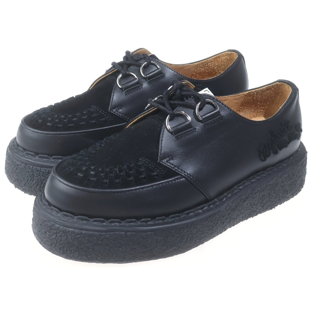 MAISON MIHARAYASUHIRO(メゾンミハラヤスヒロ) BEDWIN & THE MMY General Scale DAVID Leather Inter Lace Shoes C15FW703 レザーシューズ ブラック