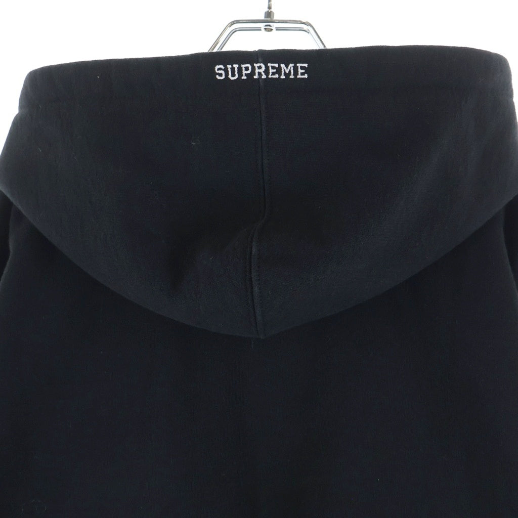 SUPREME(シュプリーム) 24AW S Logo Hooded Zip Up Sweatshirt Sロゴ ジップアップ フーディ ブラック