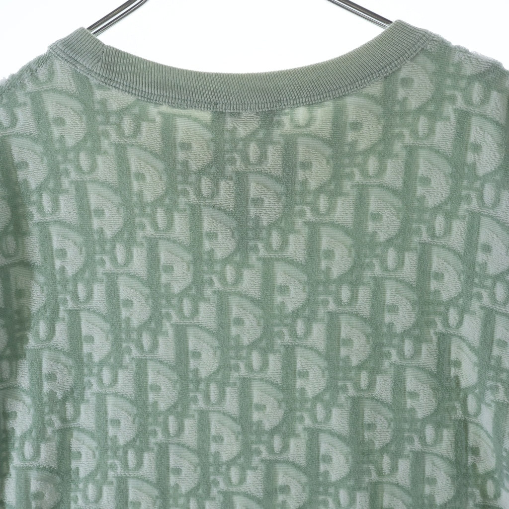 DIOR(ディオール) 24SS OBLIQUE LOGO S/S TEE パイル オブリーク 483J646A0906 Tシャツ グリーン