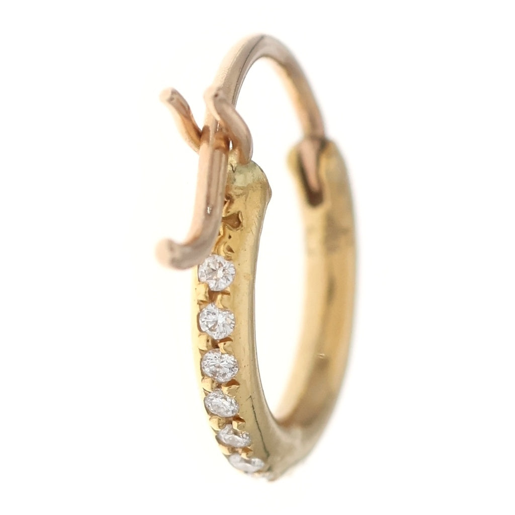 CHROME HEARTS(クロムハーツ) 22K HOOP TFL TINY P/D タイニーフープ