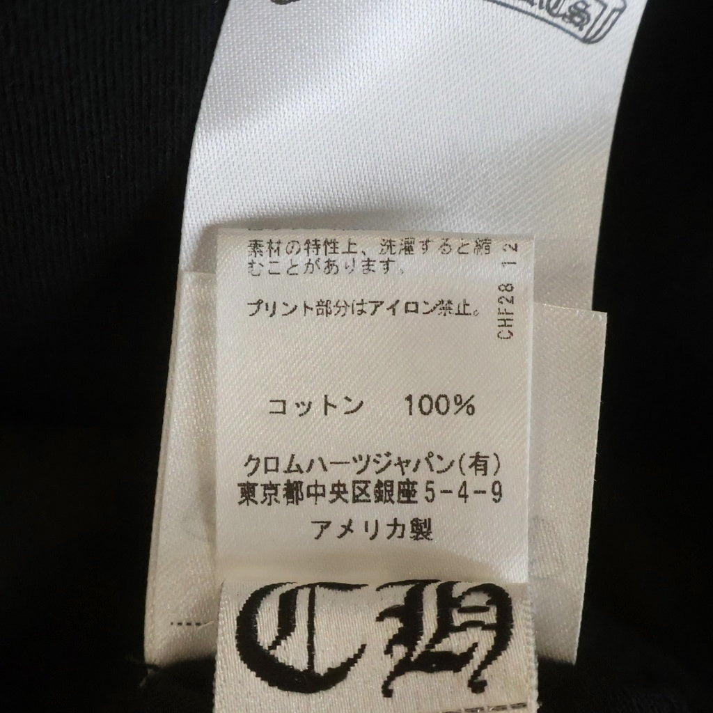 CHROME HEARTS(クロムハーツ) NECK LOGO CH T-SHIRT ネックロゴ 胸ポケット Tシャツ ブラック