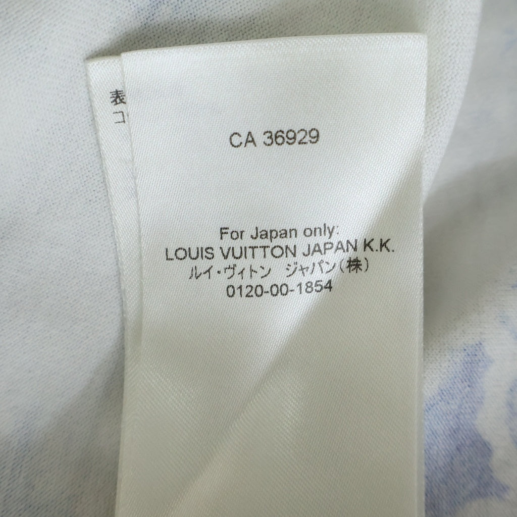 LOUIS VUITTON(ルイヴィトン) 22AW Monogram Bandana Print Tee モノグラム バンダナ RM222M NPG HNY26W クルーネックTシャツ ブルー