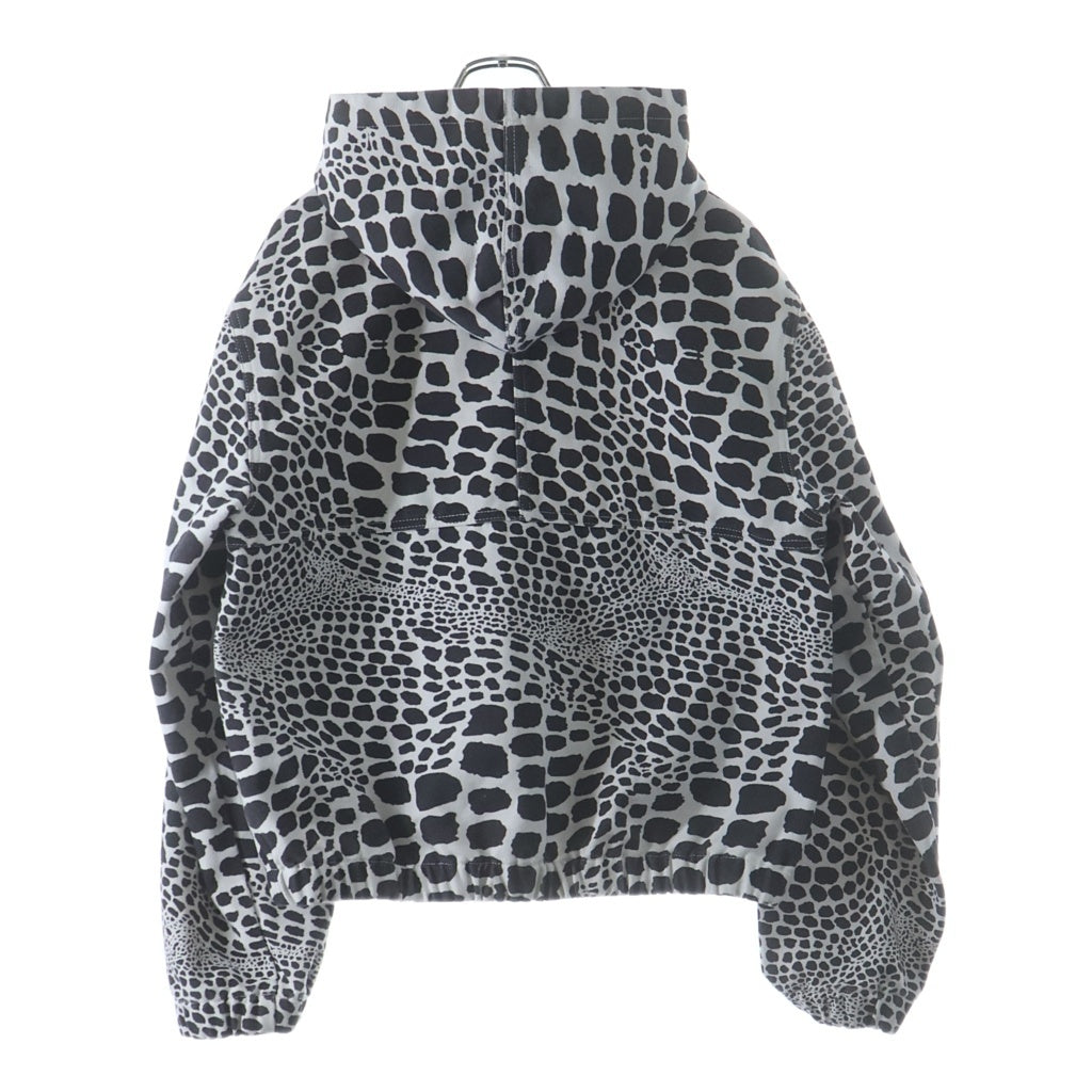 STUSSY(ステューシー) 26SS WORK JACKET UNLINED CANVAS LEOPARD 115913 キャンバス フーディジャケット ホワイト