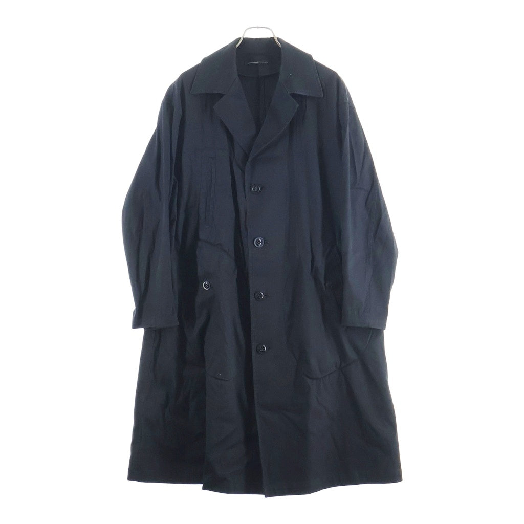 Y's(ワイズ) 20AW コットンツイル YR-C07-010 ロングコート ブラック レディース