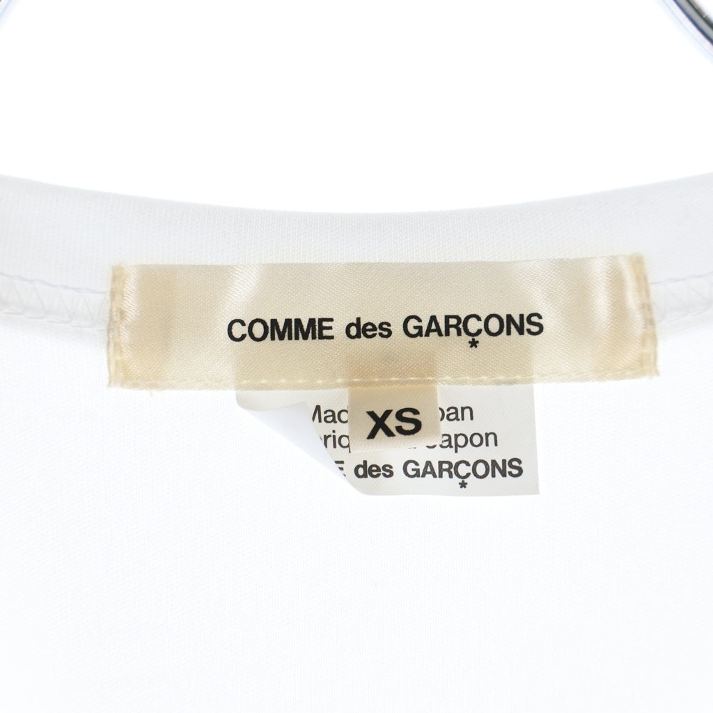 COMME des GARCONS(コムデギャルソン) 25SS メッシュ切替 ジャージ GO-T028 ロングスリーブカットソー ホワイト レディース