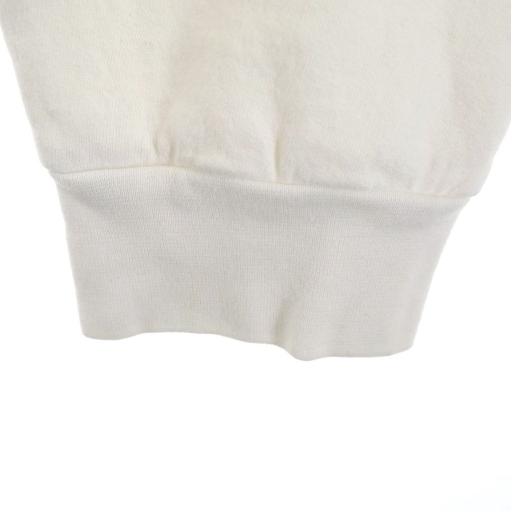 CHROME HEARTS(クロムハーツ) SWTSHRT HD ZIP 袖ロゴ フーディー ジップアップパーカー ホワイト