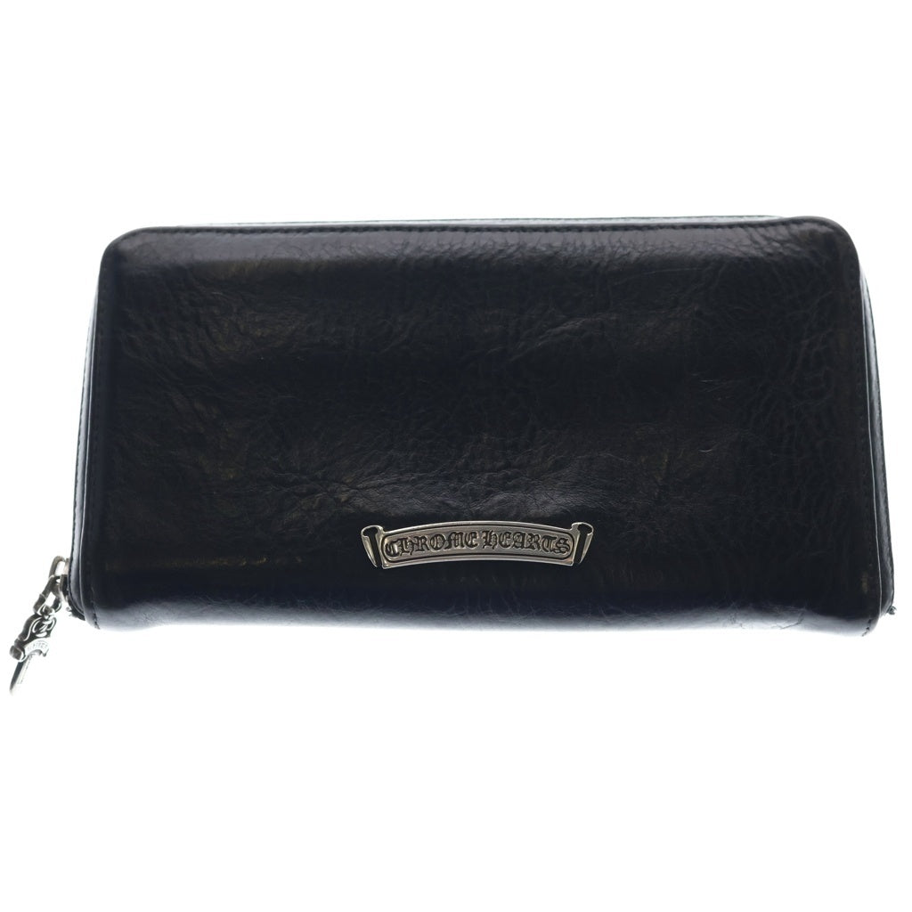 CHROME HEARTS(クロムハーツ) REC F ZIP フィリグリープラス ラウンドジップ長財布 ウォレット ブラック