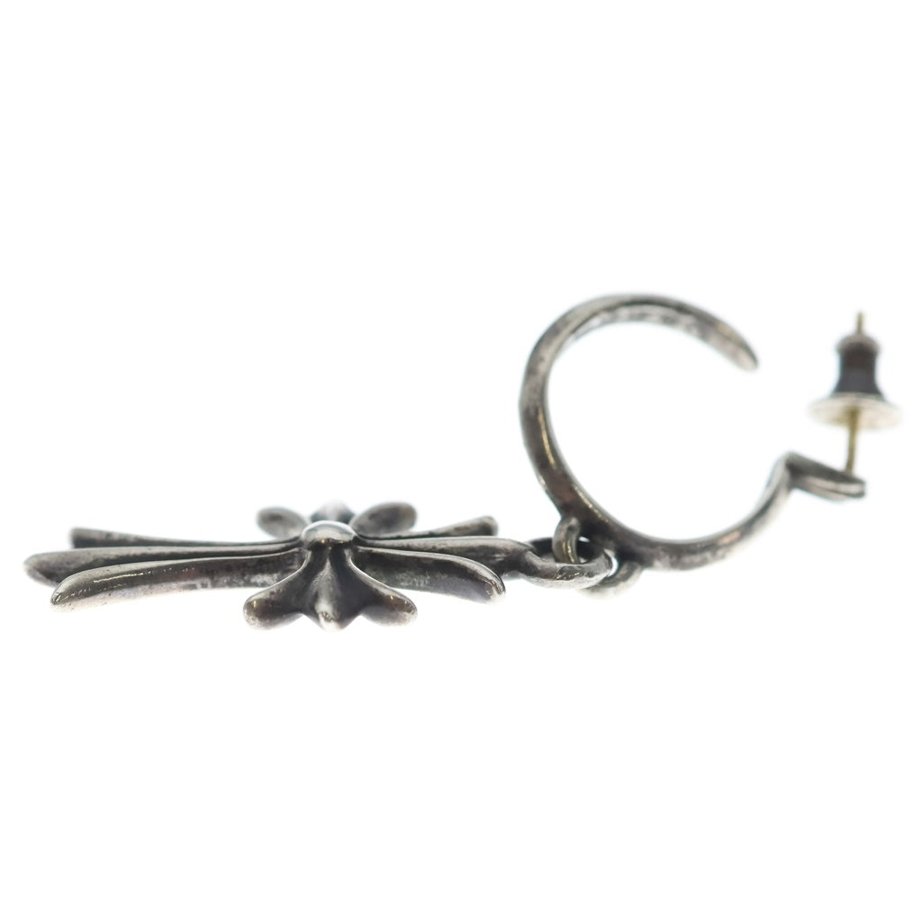 CHROME HEARTS(クロムハーツ) TINY CH CROSS タイニーCHクロス フープピアス シルバー BCA115