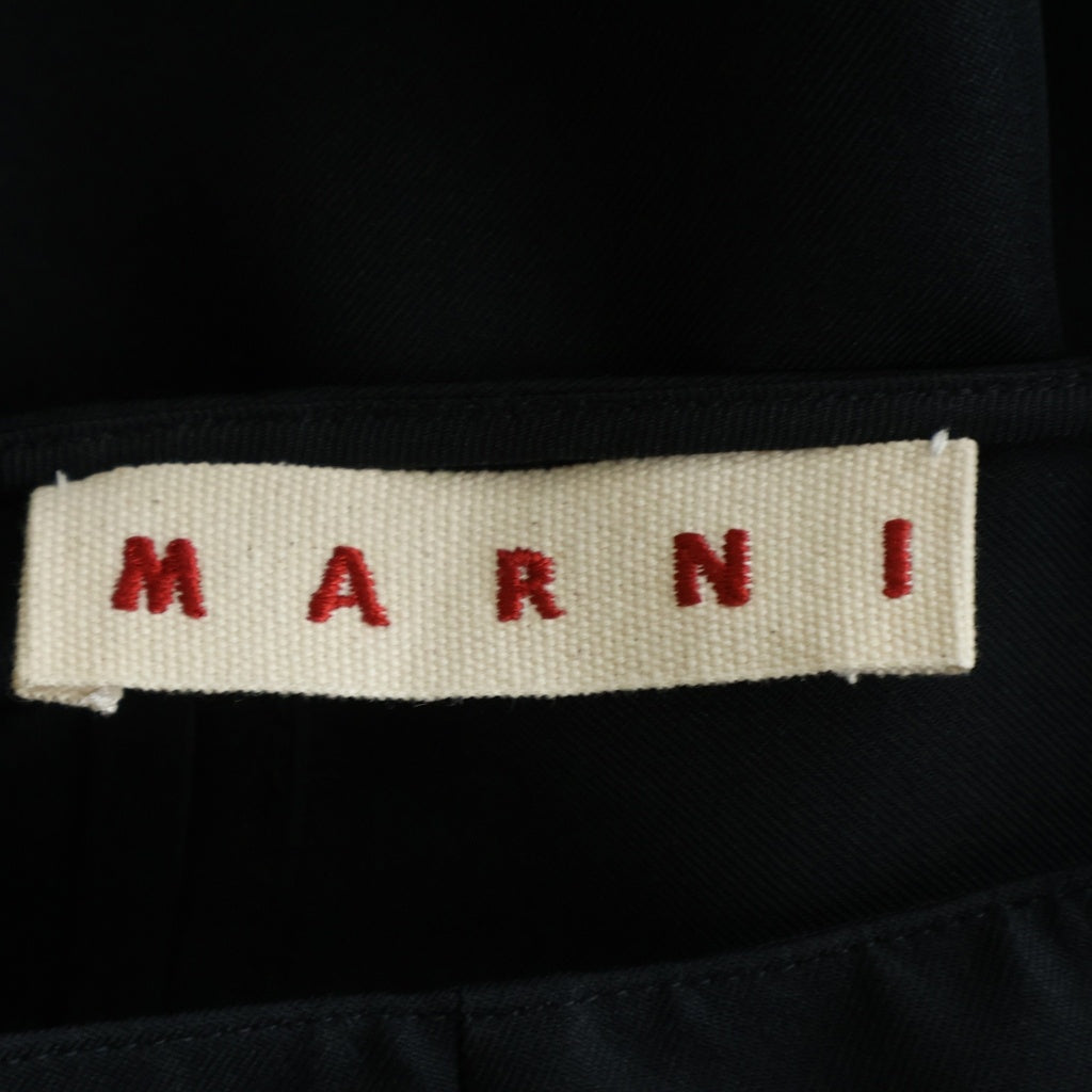 MARNI(マルニ) 16AW ポリエステル ランダムヘムフレアスカート E16GOMAT57YOOTP115 ブラック レディース
