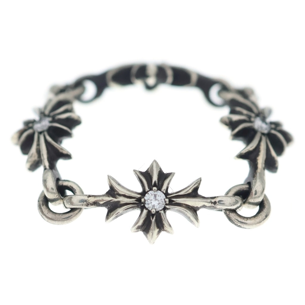 CHROME HEARTS(クロムハーツ) TNY E CH PLS DIA タイニーE CHプラス ダイヤ リング シルバー