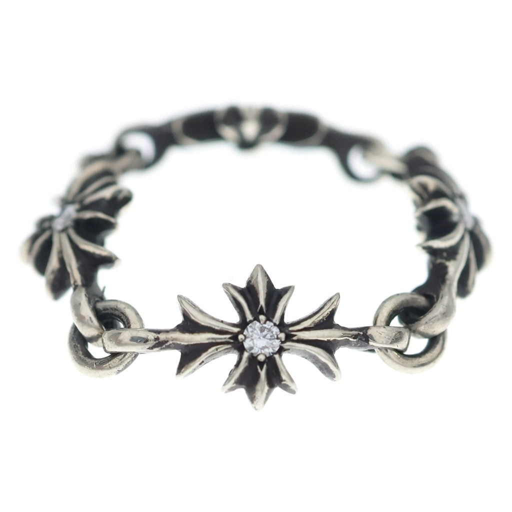 CHROME HEARTS(クロムハーツ) TNY E CH PLS DIA タイニーE CHプラス ダイヤ リング シルバー