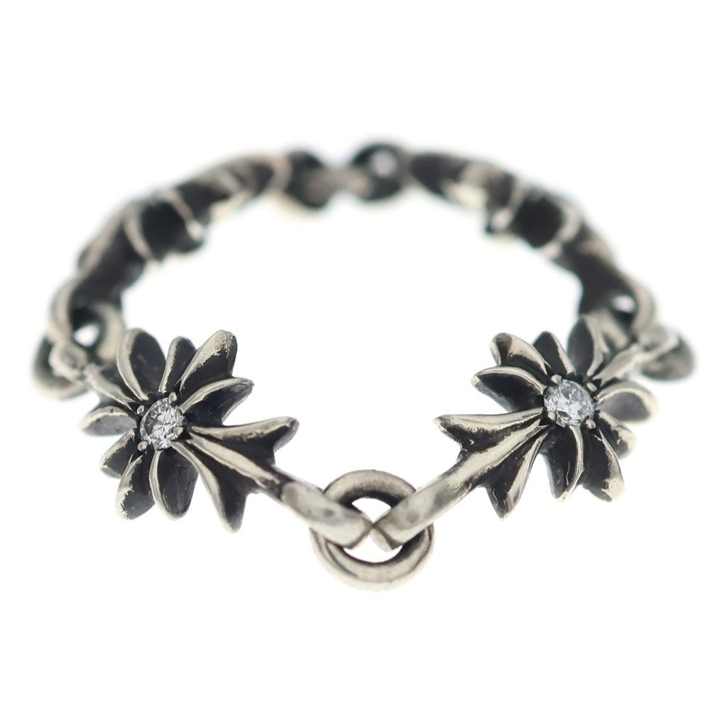 CHROME HEARTS(クロムハーツ) TNY E CH PLS DIA タイニーE CHプラス ダイヤ リング シルバー
