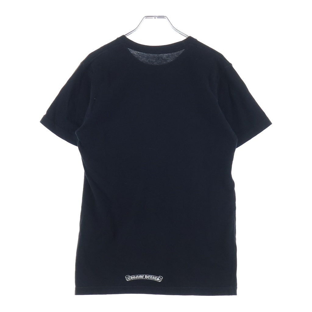 CHROME HEARTS(クロムハーツ) OLD CHプラスプリント オールド クルーネック半袖Tシャツカットソー ブラック