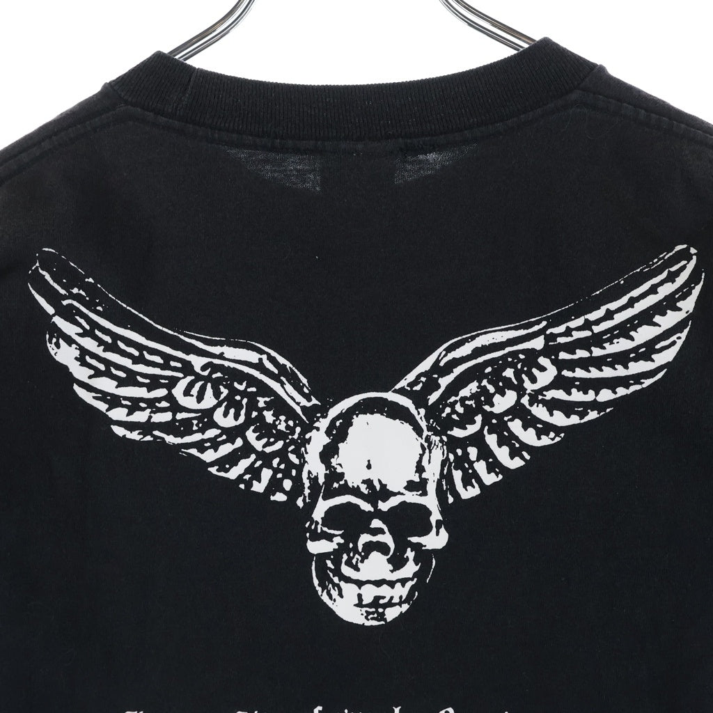 CHROME HEARTS(クロムハーツ) OLD FOTI HANDHORSEMAN TEE オールド ホースマンプリント クルーネック半袖Tシャツカットソー ブラック