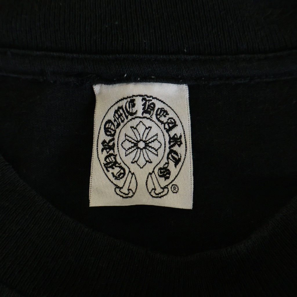 CHROME HEARTS(クロムハーツ) OLD FOTI HANDHORSEMAN TEE オールド ホースマンプリント クルーネック半袖Tシャツカットソー ブラック