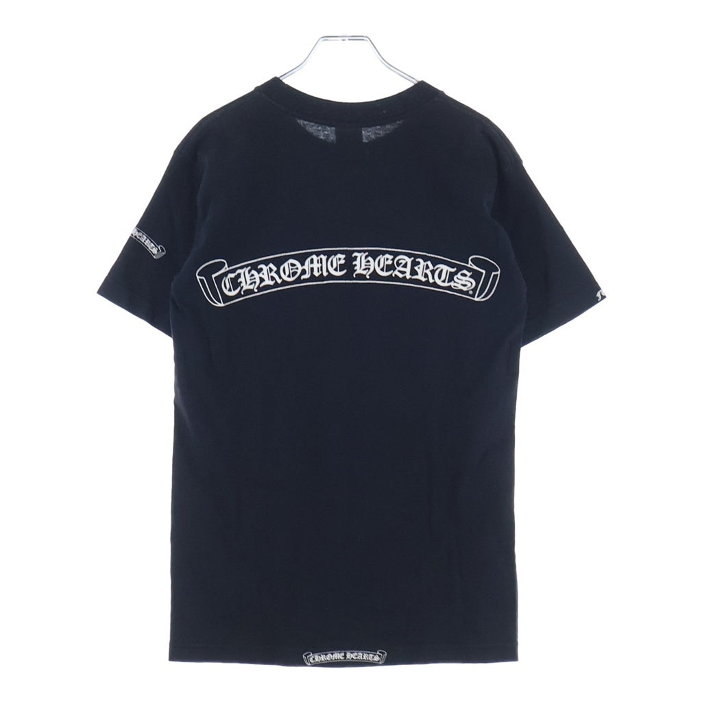 CHROME HEARTS(クロムハーツ) OLD CH T-SHIRT オールド ネックロゴ ダガープリント 半袖Tシャツ ブラック