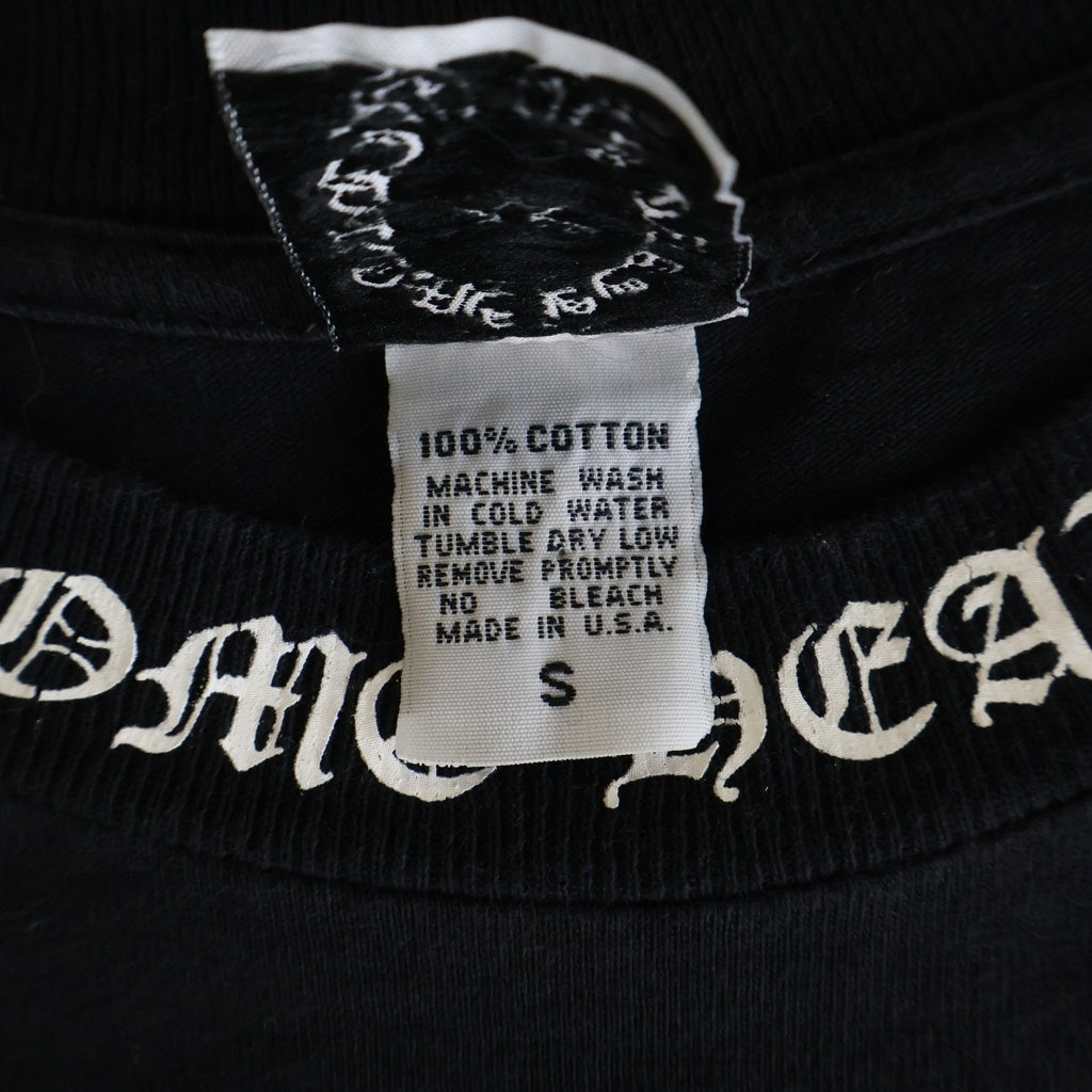 CHROME HEARTS(クロムハーツ) OLD CH T-SHIRT オールド ネックロゴ ダガープリント 半袖Tシャツ ブラック