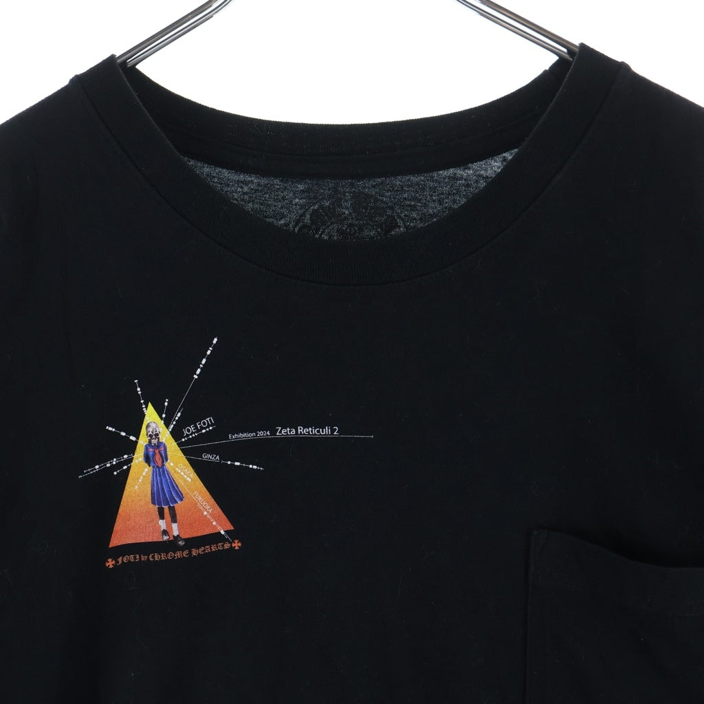 CHROME HEARTS(クロムハーツ) FOTI S/S TEE フォティプリント クルーネック 半袖Tシャツ ブラック