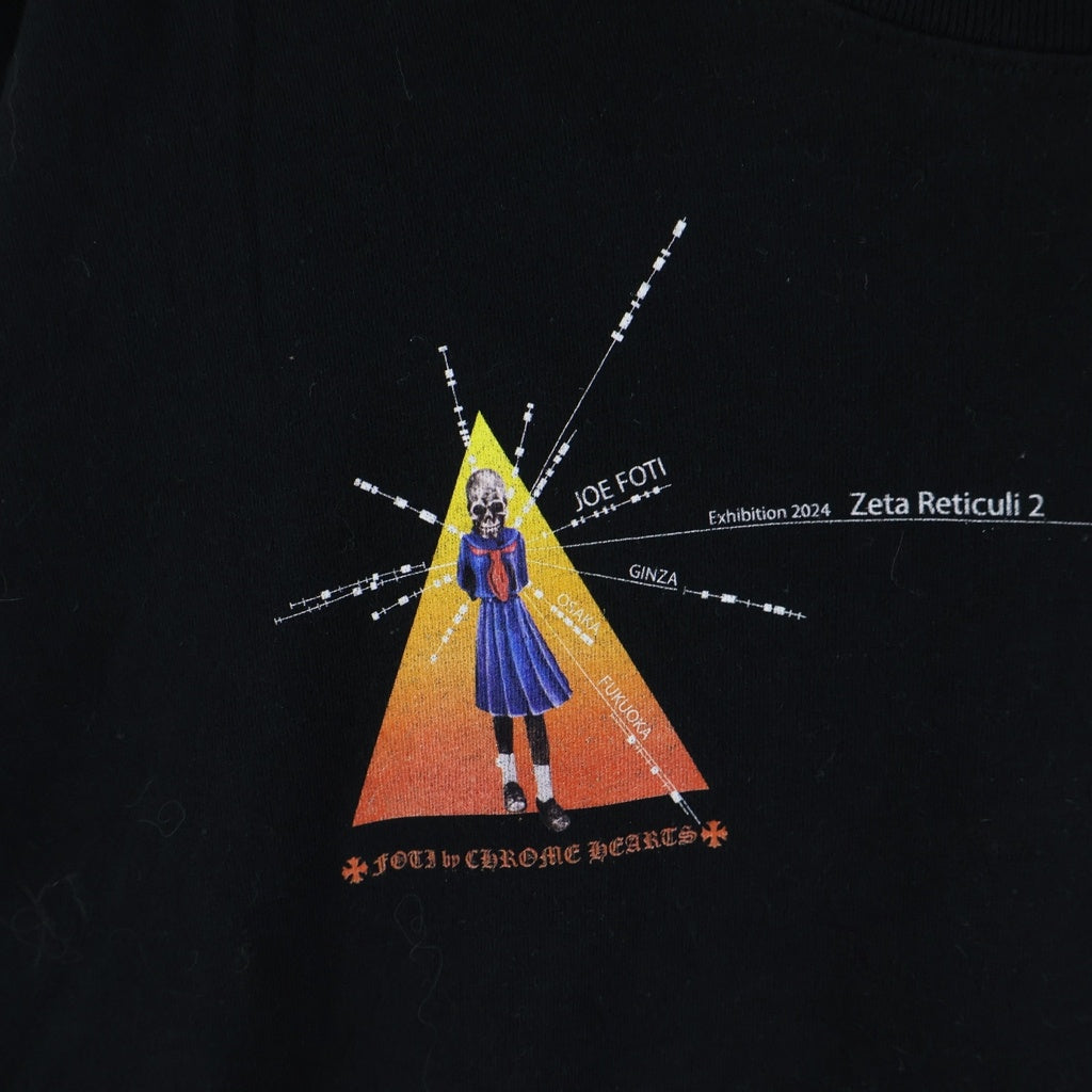 CHROME HEARTS(クロムハーツ) FOTI S/S TEE フォティプリント クルーネック 半袖Tシャツ ブラック